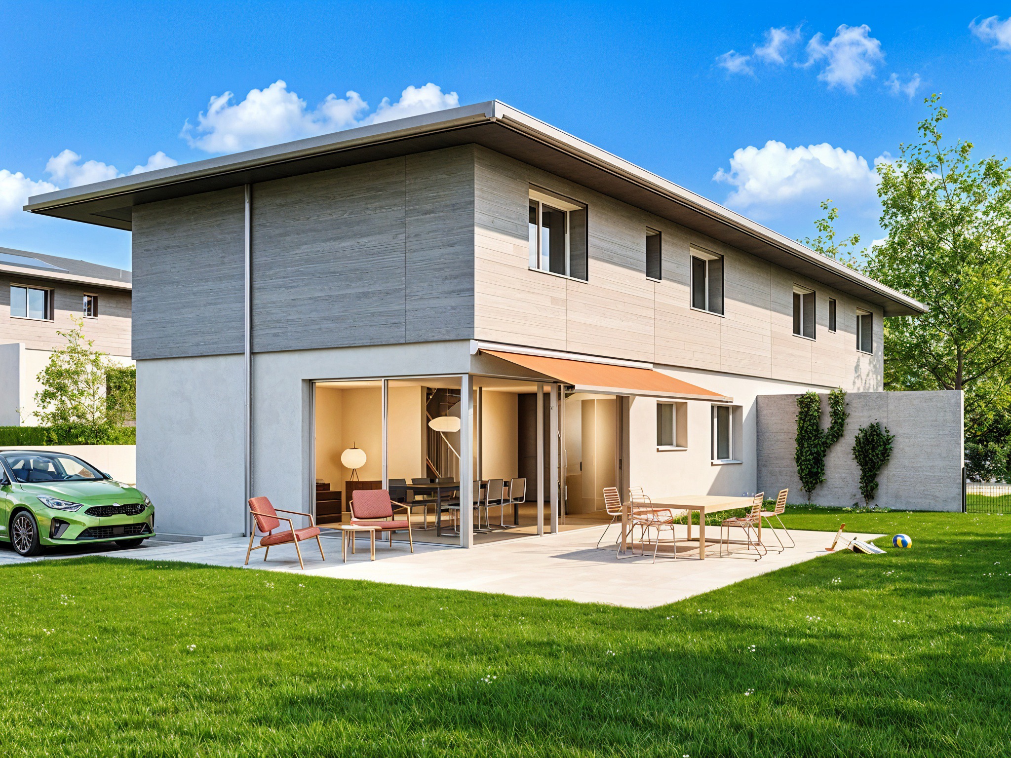 Splendide projet de 4 villas neuves sur plans à Genolier